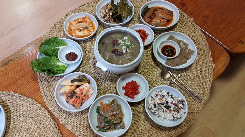 서지초가뜰의 다양한 메뉴