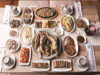 호애담의 식당 모습
