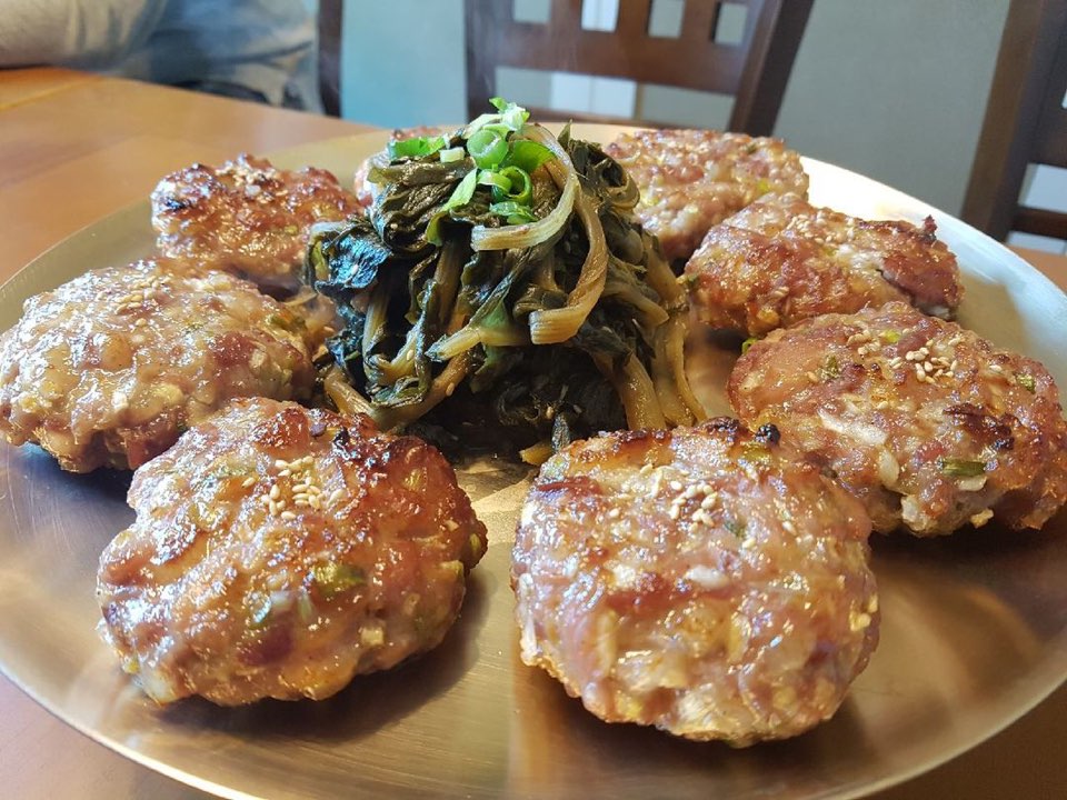 무청 시래기와 쌀 밥상